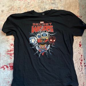 Secret wars marvel graphic tee